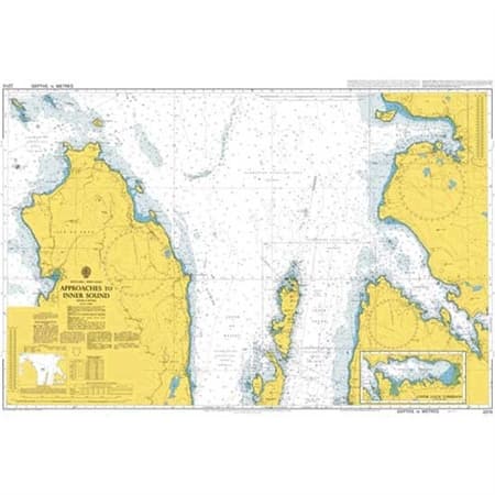 Admiralty Chart 2210 Approaches to Inner Sound