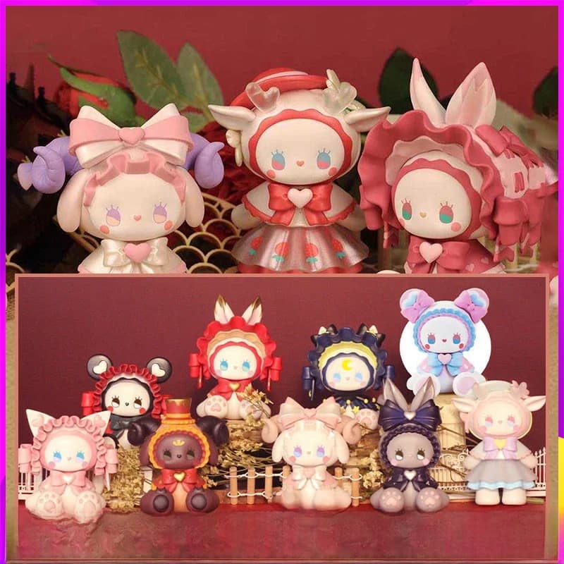 Original Emma Secret Forest Tea Party Series Blind Box Guess Bag Misteriosa Caixa Surprise Figure Cute Model Child Birthday Gift
