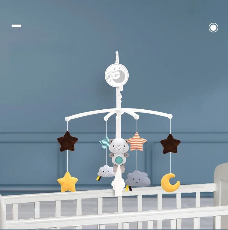 Baby Musical Crib Mobile With Hanging Rotating Toys Infant Bed Decoration Bedside Bell Toy Ringing Toys For Babies Boy And Girl