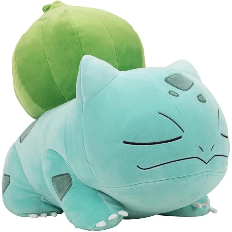 Pokemon Plush Toys Bulbasaur Sleeping Throw Pillow Anime Soft Plush Big Size 18 Inch Premium Christmas Gifts for kids