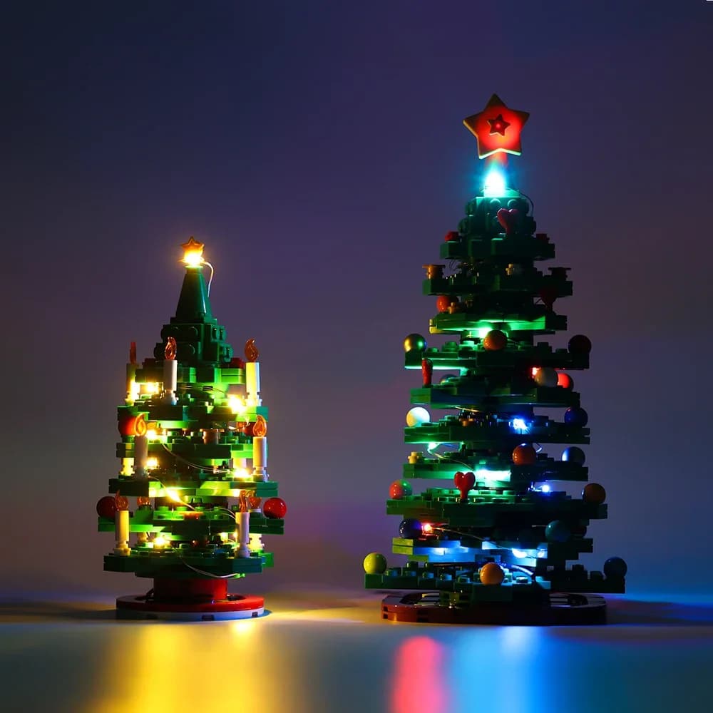 EASYLITE LED Light Kit For Christmas Tree Brick 40573 Building Blocks Set Bricks Toys For DIY No Model