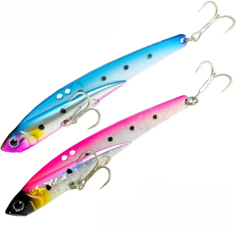110mm 44g Sinking VIB Fishing Bait Trout Bass Lure Saltwater Swimbait Metal Jig Wobbler Fishing Pesca Metal Vib Lure