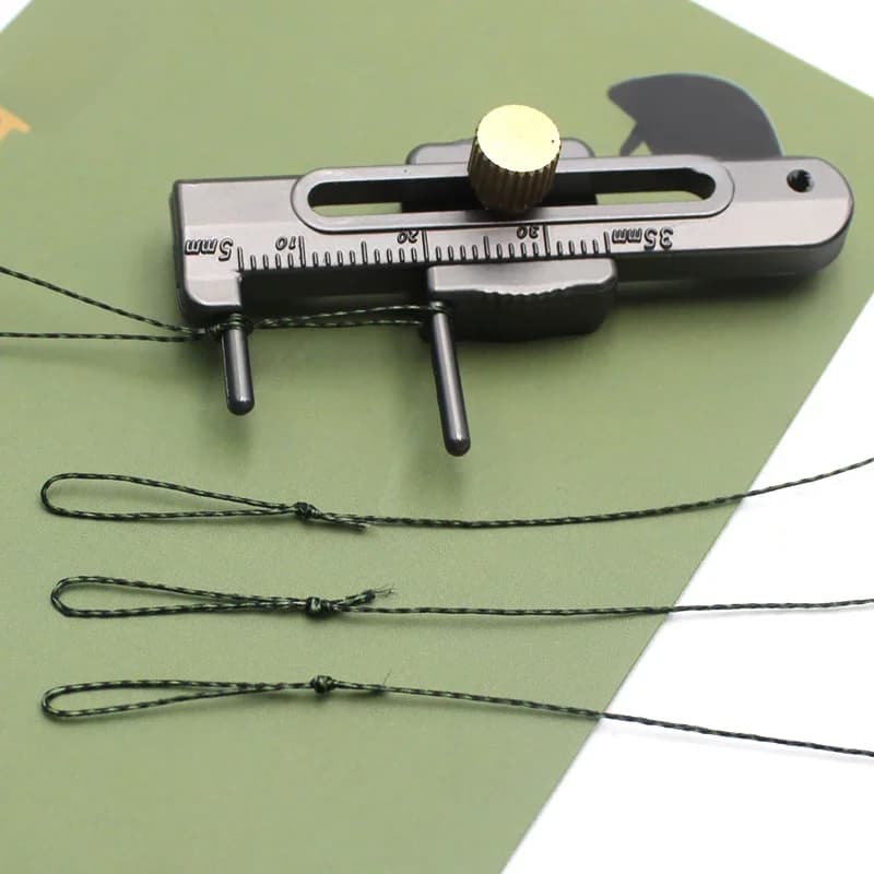 Rigtrip Carp Fishing Tools Adjustable Loop Sizer Metal Knotting Tool Hook Carp Hair Rig For Fishing Terminal Tackle Accessories