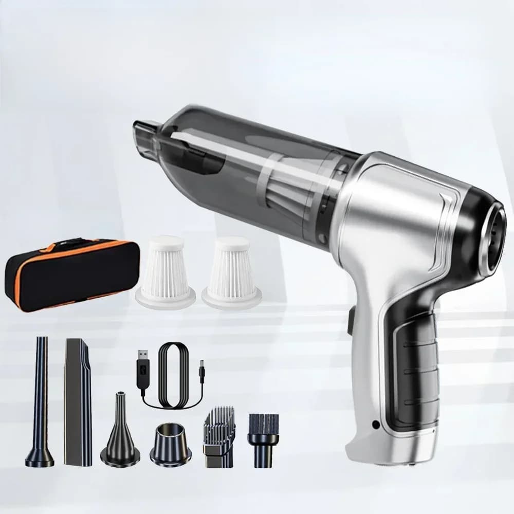 95000PA Car Vacuum Cleaner  Wireless Powerful Cleaning Machine Auto Robot Car Accessories Home Appliance Strong Suction As Gift