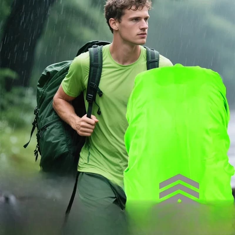 Waterproof Backpack Cover Reflective Backpack Covers Protector Waterproof Backpack Case Raincover Ultralight Bag Rain Cover Nylo