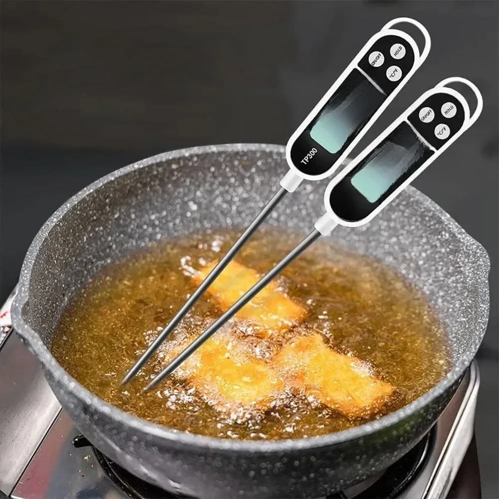 Food Thermometer TP300 Digital Kitchen Water Oil Thermometer for Meat Cooking Food Probe BBQ Electronic Oven Kitchen Tools