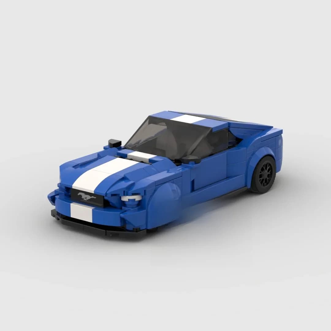 MOC Mustang 344pcs Car Racer  FIT Brick Racing Super Building Block Bricks Toys Kids Gifts