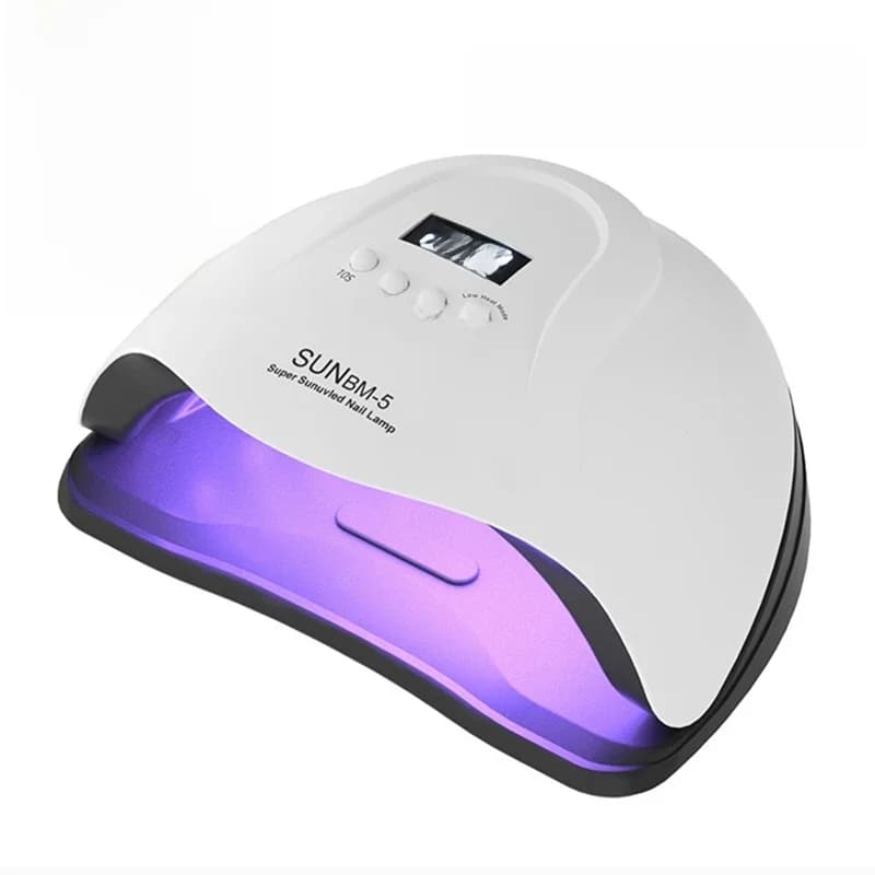 MAX UV 66 LEDs Nail Lamp for Manicure Gel Polish Drying Machine with Large LCD Touch 66LEDS Smart Nail Dryer