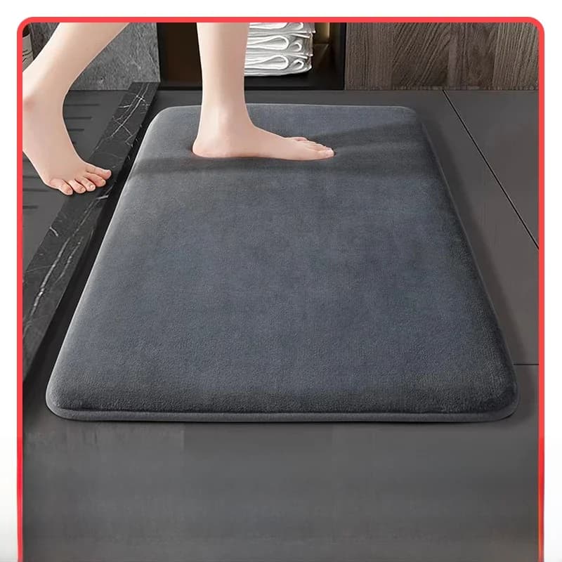 Super absorbent floor mat, super absorbent bath mat, super anti slip coral velvet bathroom floor mat, door mat