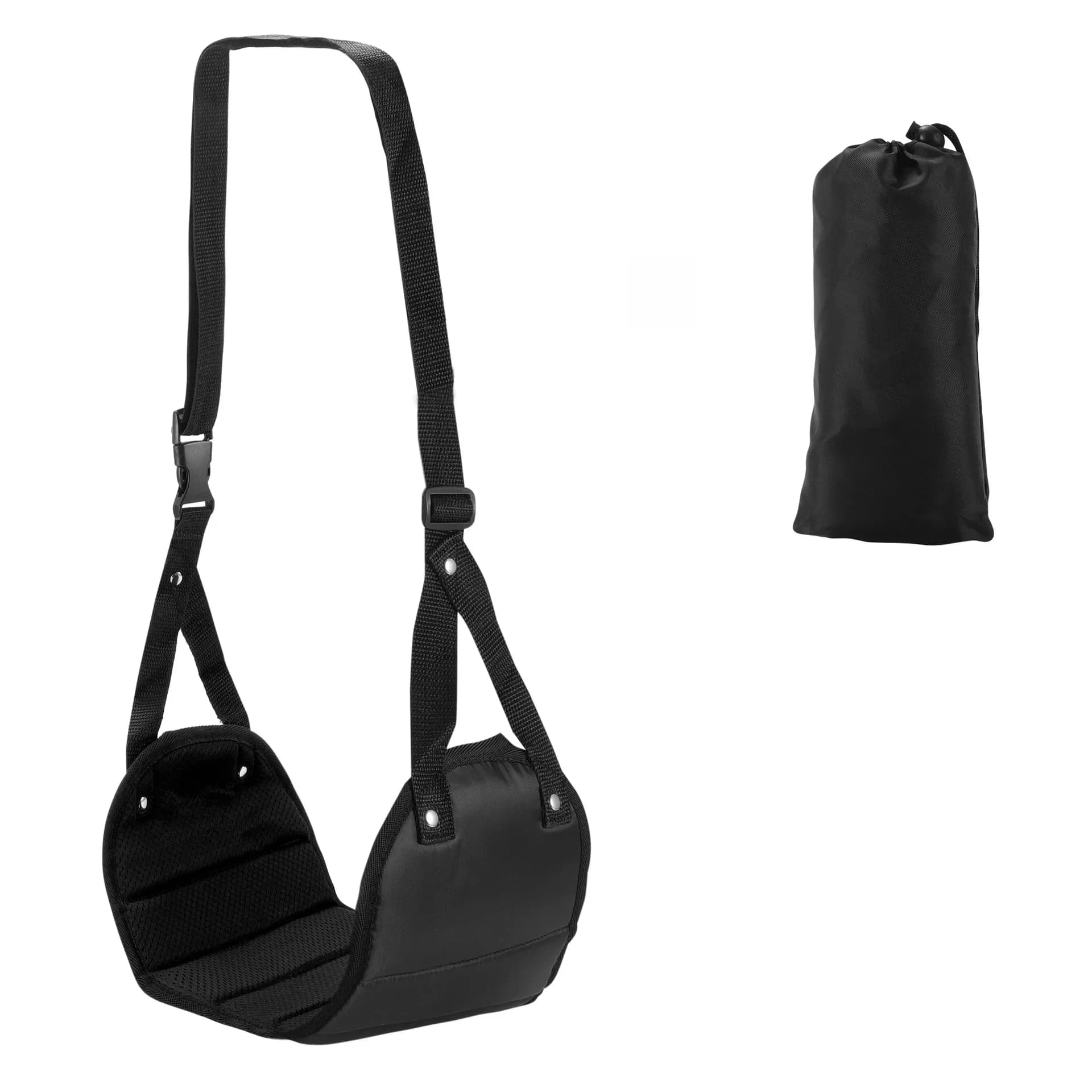 1Pcs Hot-Selling Portable Lazy Man Travel Footrest Adjustable Strap Foot Hammock Flight Bus Office Carry-on Feet Mat Accessories