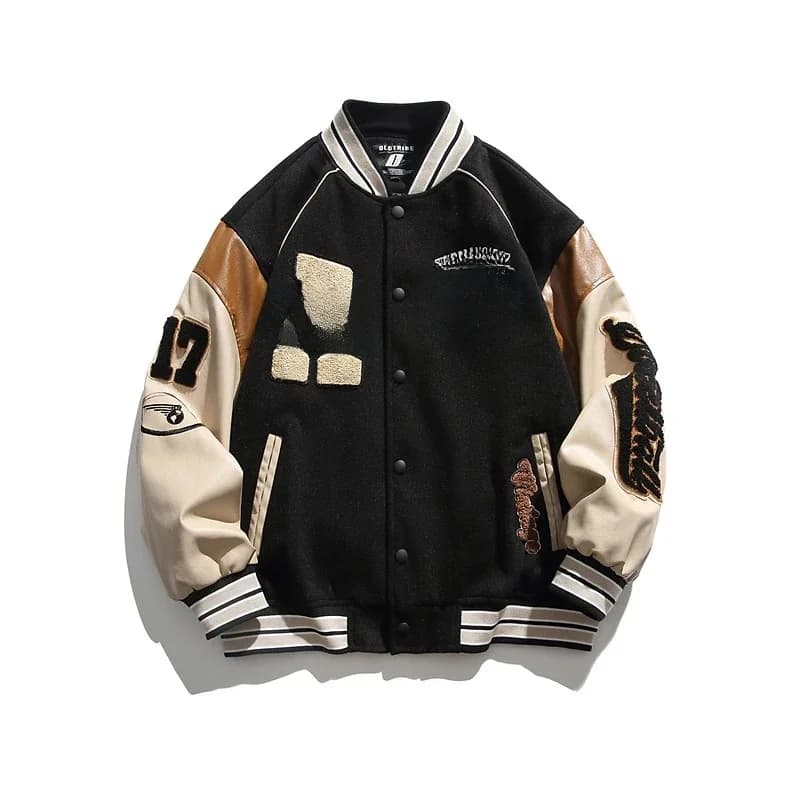 2024 Men's Baseball Jacket Casual Splicing Embroidery Baseball Uniform Autumn Outdoor Jacket Anti-Wind Casual Coat Mens Clothes