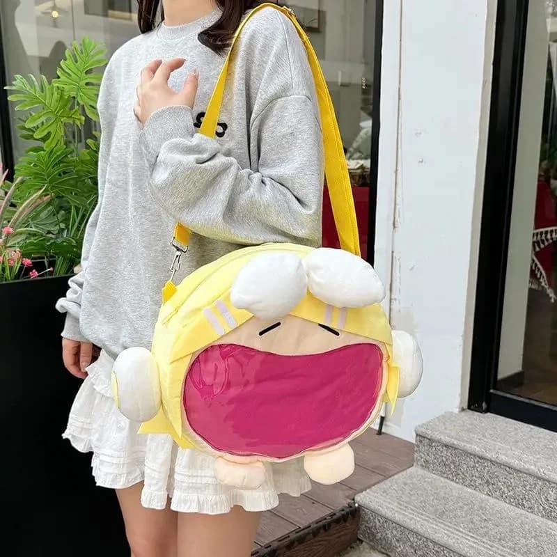 anime crossbody heartache bag Kagamine Rin kawaii decorate Kagamine Len girl large capacity storage bag Surrounding Gift