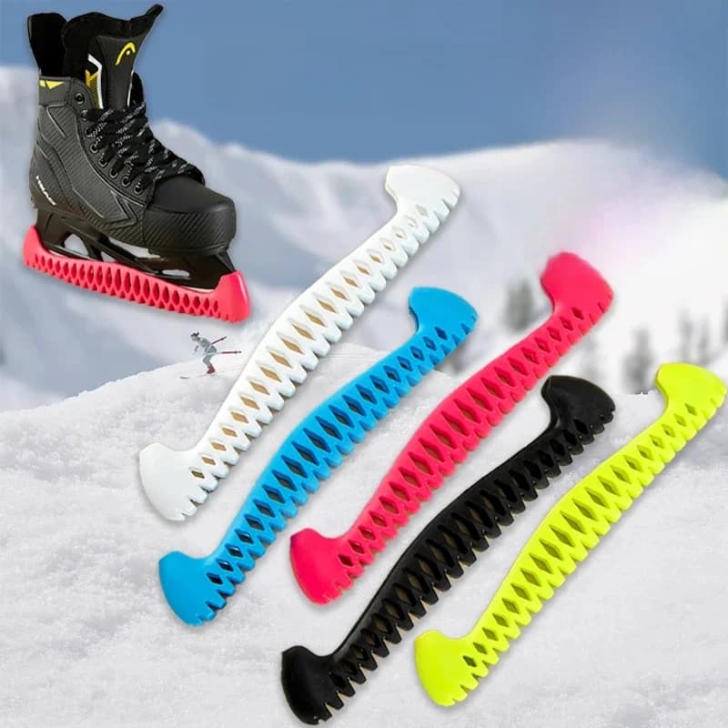 XL Ice Skate Blade Cover Ice Skate Protectors Artistic Skating Edge Skate Guards Adjustable Ice Skating Accessories 1 Pair
