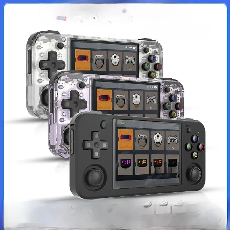 ANBERNIC RG35XX H Handheld Game Console Linux 3.5 inch IPS Screen H700 Retro Video Games Player 3300mAh 64G 5528 Classic Games