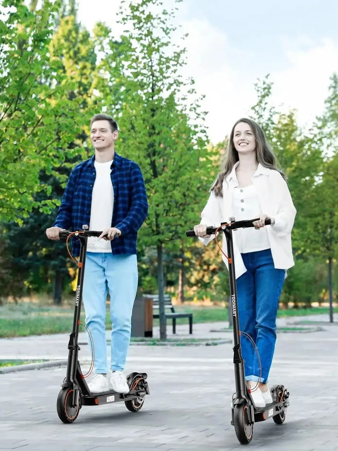 Electric Scooter 30km Range 350W 8.5" Ultra Light Electric Scooters for Adults and Teens 36V 7.8Ah Battery T3 Foldable E Scooter