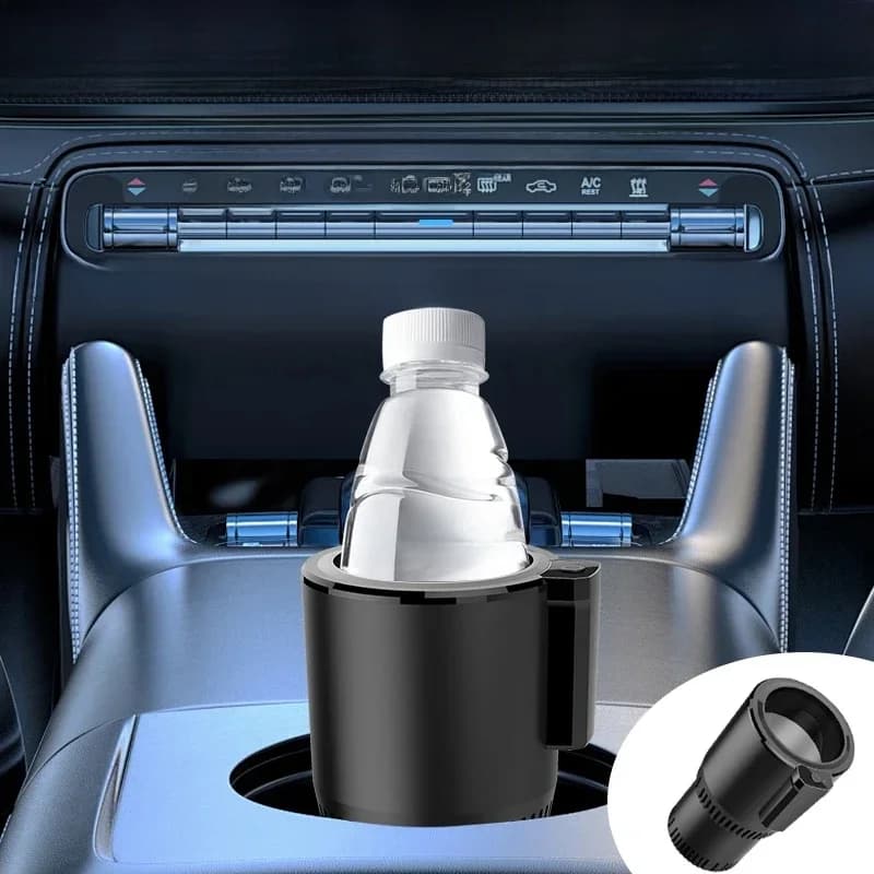 Car Heating Cooling Cup 12V and 24V 36W 2-in-1 Car Office Cup Warmer Cooler Smart Cup Mug Holder Beverage Drink Refrigerator