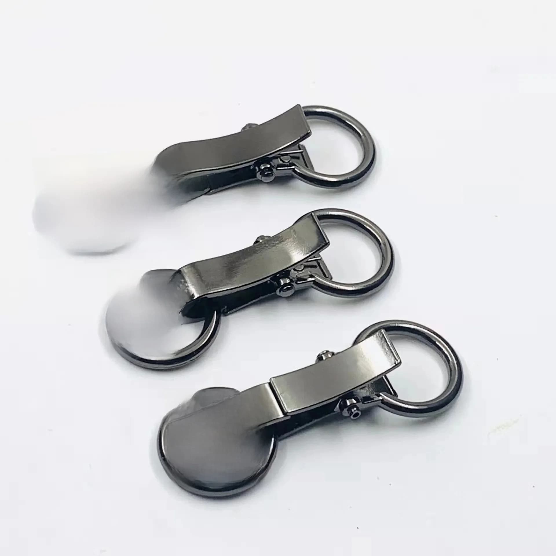 4Pairs Alloy Buckle Metal For Sewing Supplie Double Ring Buckle Coat Bag Pet Chain Clothing Belt Button
