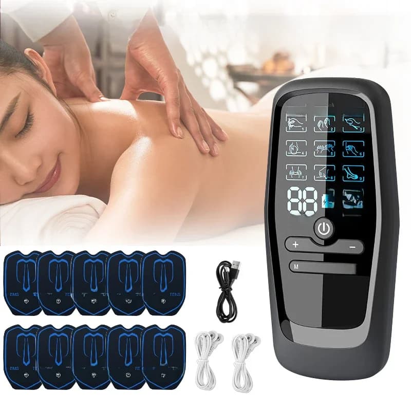 Physiotherapy Tens Muscle Stimulator Electric Acupuncture Body Massage Digital Slimming Machine Electro Stimulator