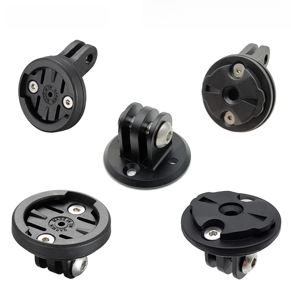 Garmin Gopro Combo Mount Holder Bracket Adapter Quick Release Camera Headlight Adapter for Garmin Wahoo Bryton K-EDGE Mount