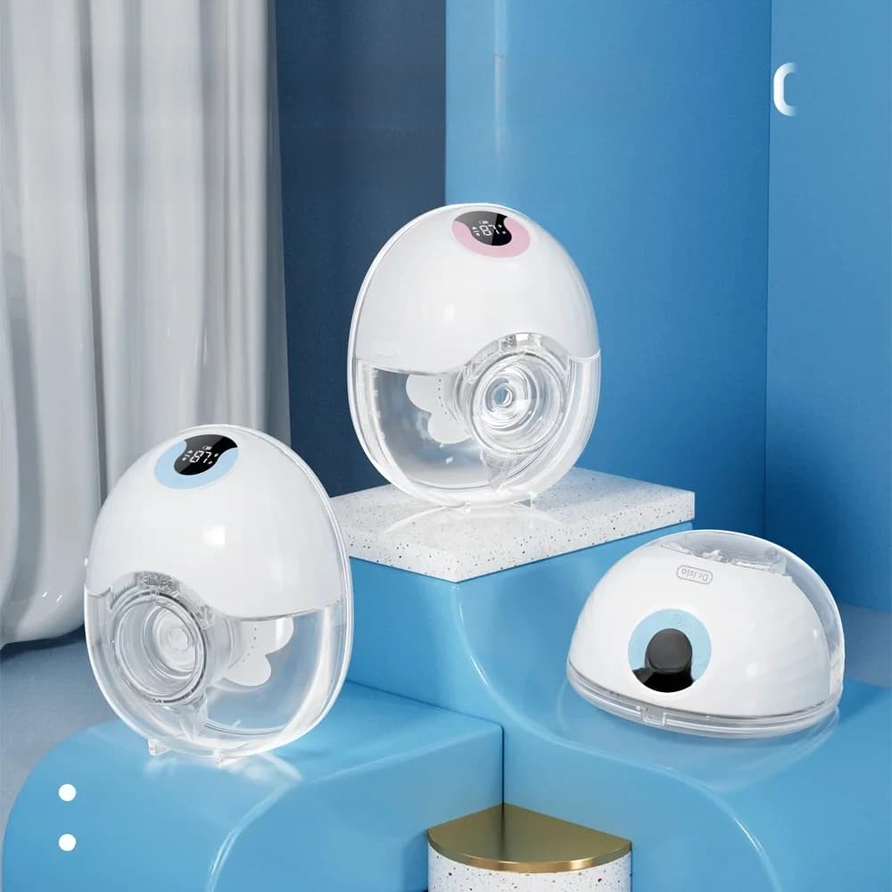 Wearable Breast Pump Hands Free Electric Breast Pumps Comfort Milk Collector Lightweight with LED Display 4 Modes & 36 Levels
