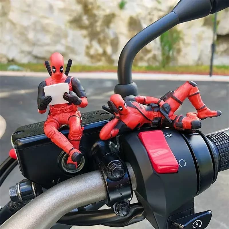 Anime Deadpool Action Figure Car Interior Decoration Toys Pendant Car Model Mini Doll Figurine Kids Toy Gift