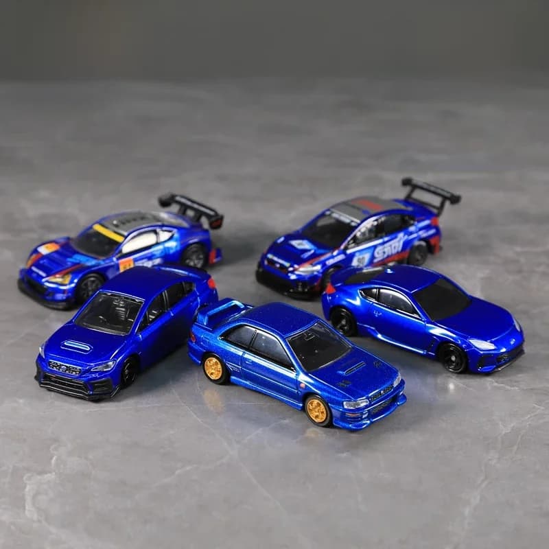 TOMY JDM Subaru STI WRX Subaru BRZ 360 Alloy Car Diecasts & Toy Vehicles Car Model Miniature Scale Model Car For Children