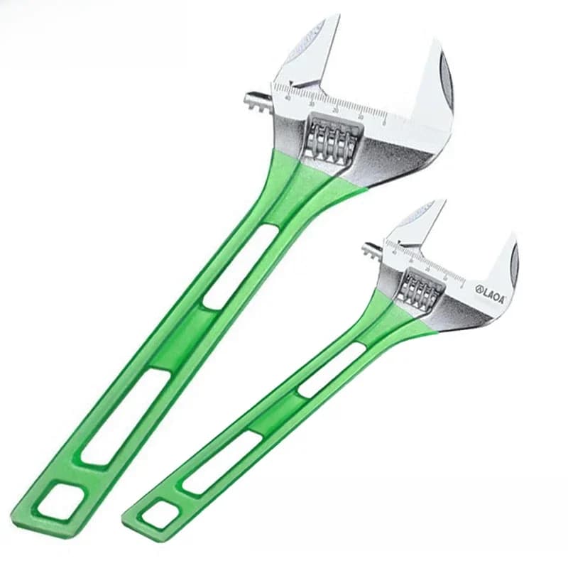 LAOA Large Open Adjustable Spanner Light Weight Wrench Tools Household Maintenance Tool "