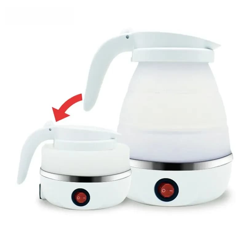 Foldable And Portable Teapot Water Heater 600ML Household Travel Electric Water Kettle 220V Kitchen Appliances Water Boiling Pot