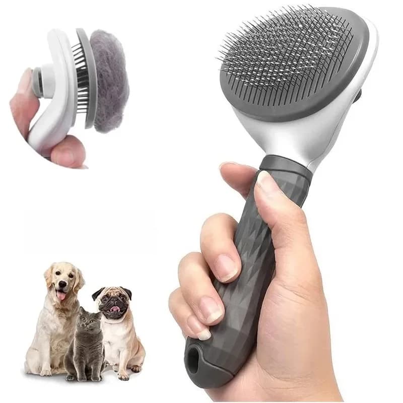 Pet Dog Brush Cat Comb Self Cleaning Pet Hair Remover Brush For Dogs Cats Grooming Tools Pets Dematting Comb Dogs Accessories