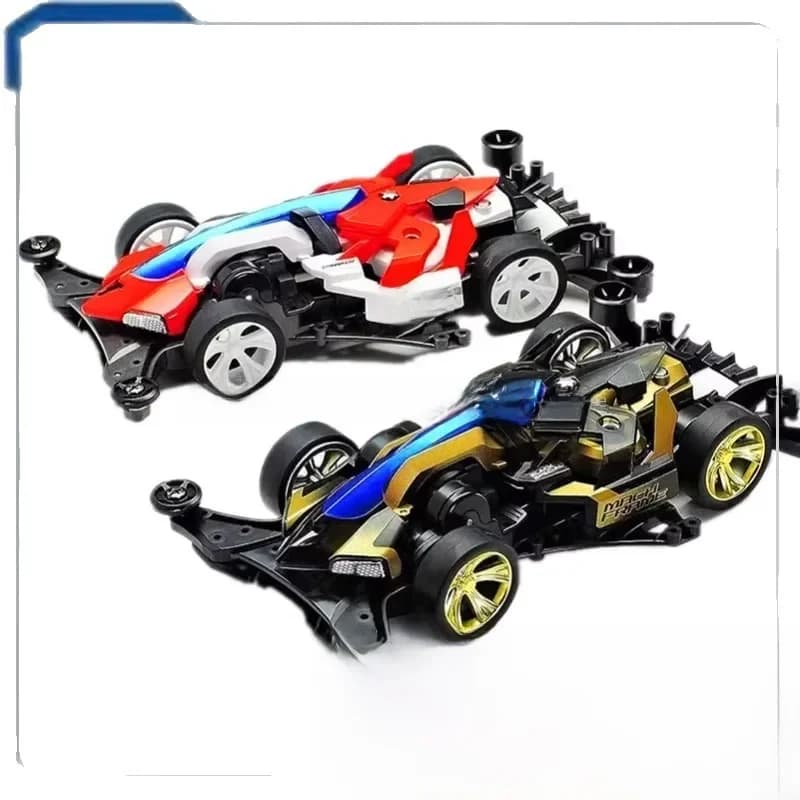 FM-AVS Jedi Chariot Rapid Belly Snake Big Mac DIY Assembled Racing Electric Motor Four-wheel Drive Anime Doll Collection Model