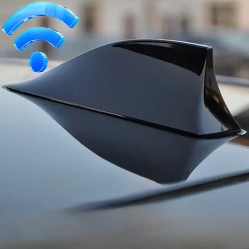 Car Radio Shark Fin Car Shark Antenna Radio FM Signal Design for All Automobiles Aerials Auto Exterior Styling Replacement Parts