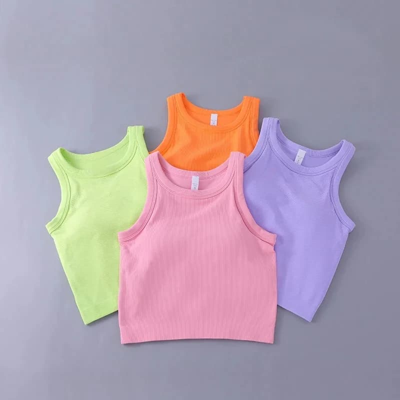 Women's Pink Vest with Chest Pad for Comfortable Flexibility for Breathable Vest Women's Soft Vest Exposed Navel