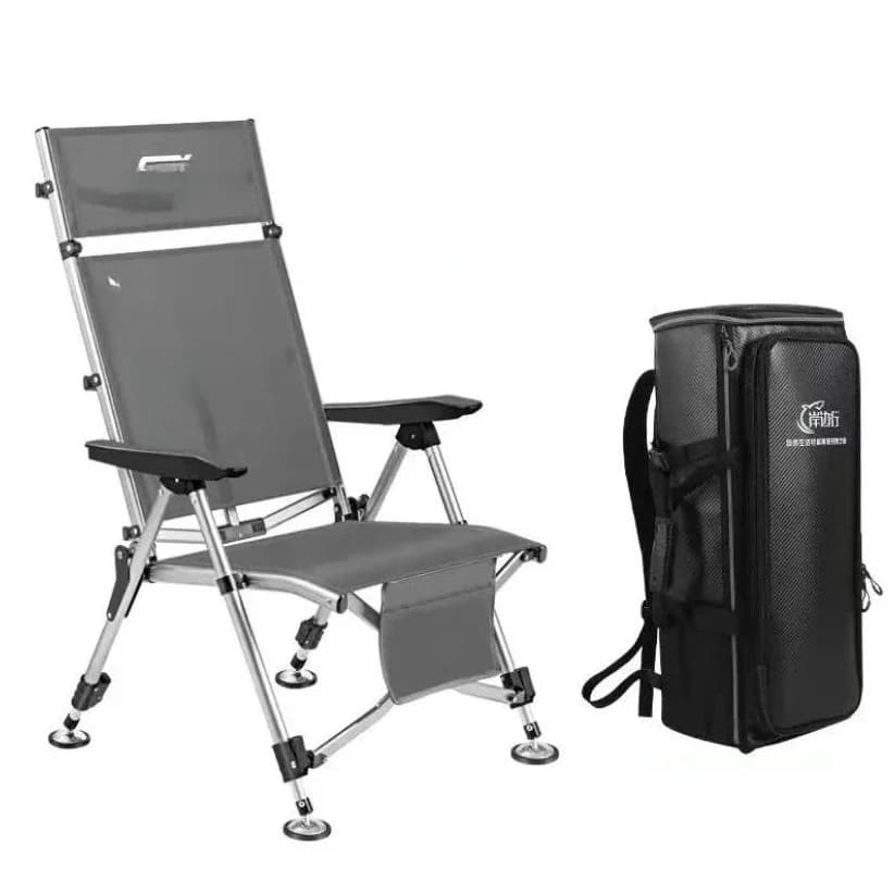 Aluminium Alloy Outdoor Fishing Chair 낚시의자 Foldable кресло для рыбалки Portable стул для рыбалки Reclining