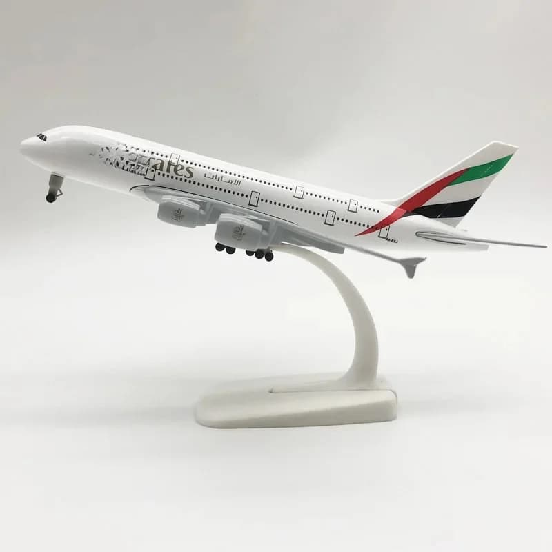 JASON TUTU 20CM United Arab Emirates Airline airbus A380 Plane Airplane Model Aircraft Model Diecast Metal Planes Collect Gifts