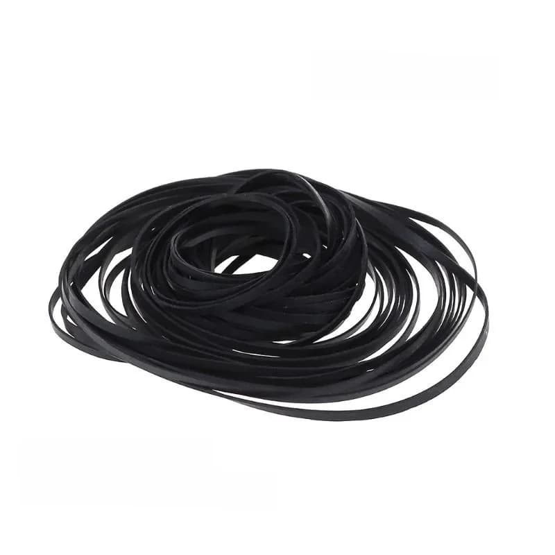 50/100Pcs 1/2/3/4mm Width Universal Mix Cassette Tape Machine Belts Assorted Flat Rubber Belt for CD DVD Recorders Walkman
