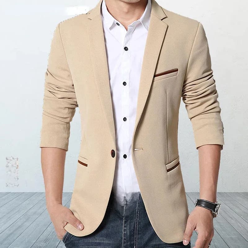 Brand Men's Casual Blazer 2025 Autumn New Fashion Slim Business Suit Coat Gentleman High-quality Men's Clothing Homme M~5XL