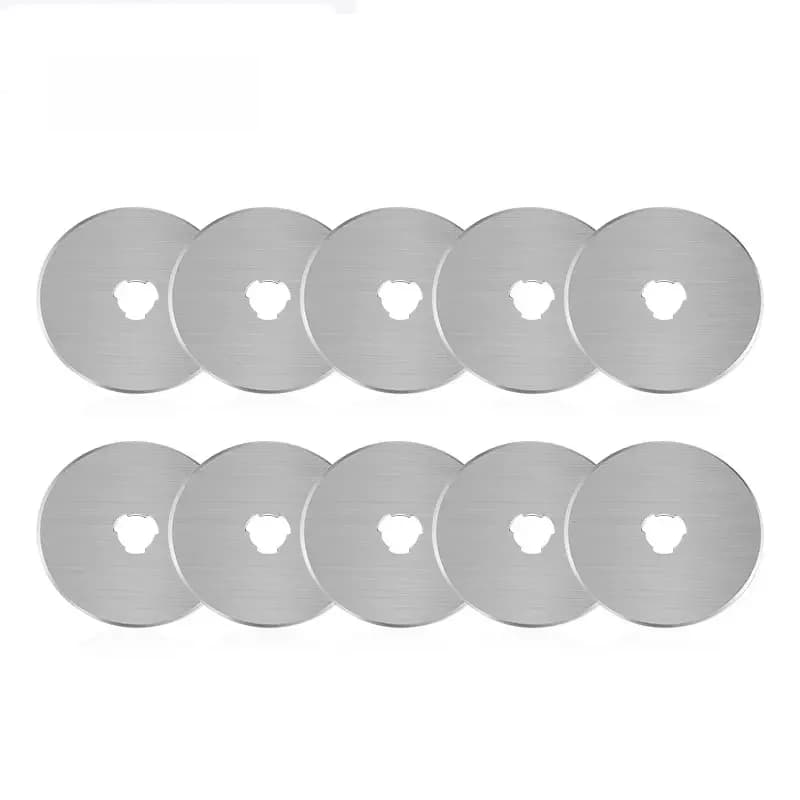 10PCS 45MM Multi-Purpose Rotary Cutter Fabric Disc Hand Quilting Sewing Wheel Paper Roll Carbide Tipped Circular Saw Blade Cut