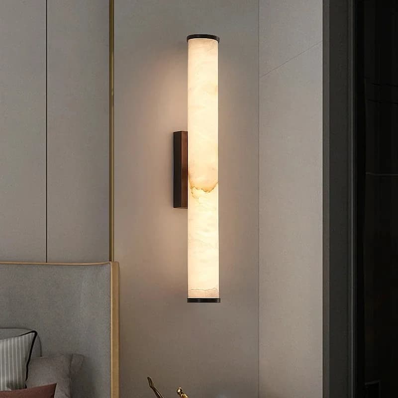 Tinlaibor Artificial Marble Wall Lamp for Modern Luxury Villas, Corridors, Staircases, Background Walls, Bedrooms, Bedside Wall