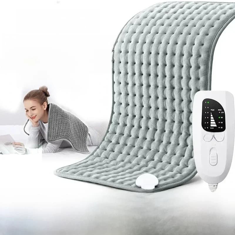 Home Electric Blanket Timing 6-speed Physiotherapy Heated Pad Shawl Cover Leg Warming Winter Warm Heating Pad for Back Pain