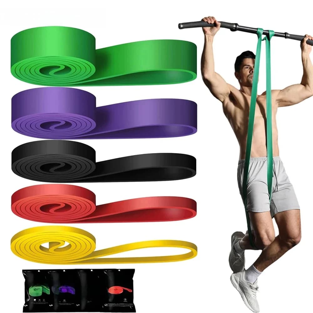 20~230lbs Heavy-Duty Resistance Band Agility Training Workout Gym Equipment Yoga Pilates Accessories Rubber Band Home Gym
