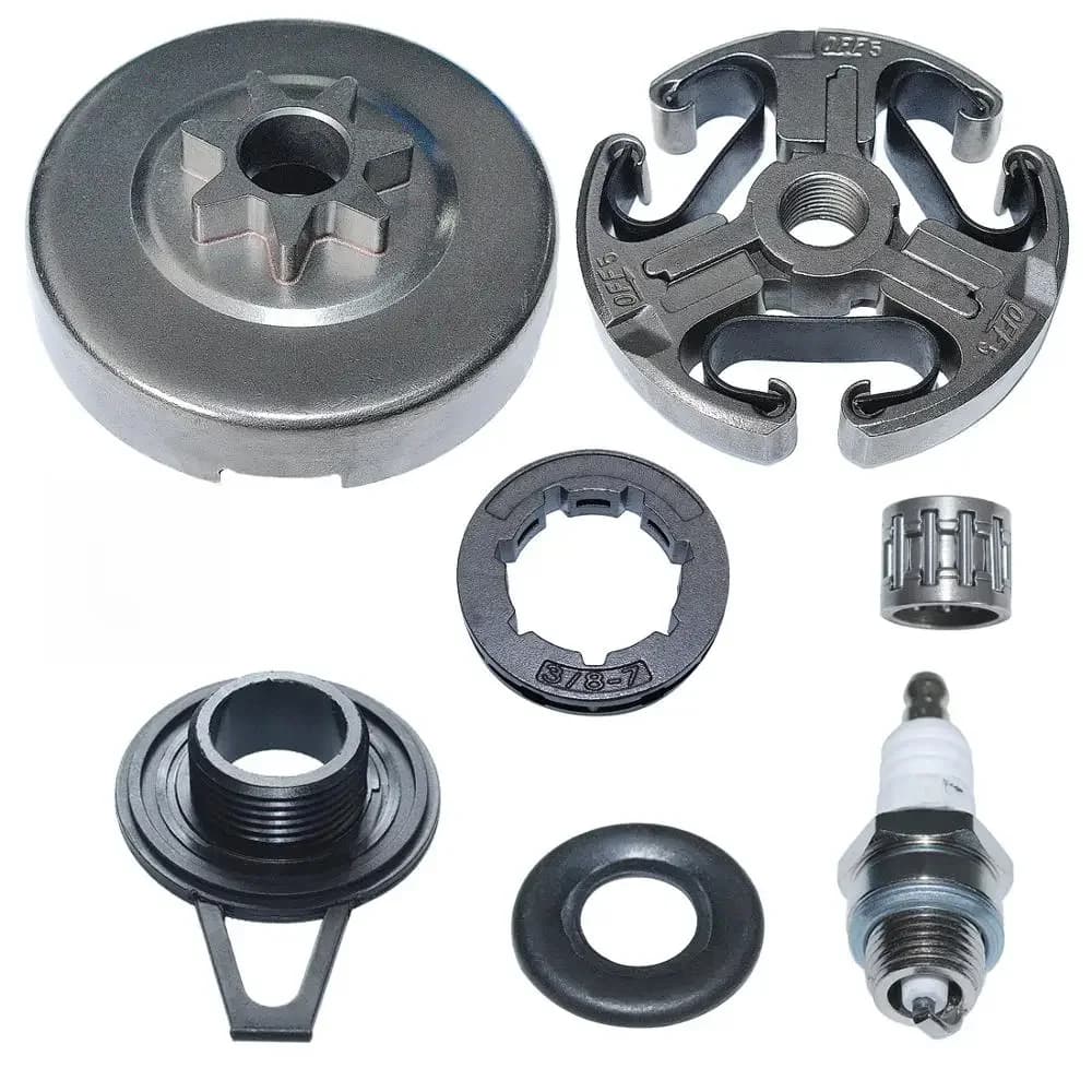 Besdupa Clutch Sprocket Drum 325-7T Rim Kit For Husqvarna 371 372 365 362 XP Chainsaw Replace Part 503 93 24-71 бензопила