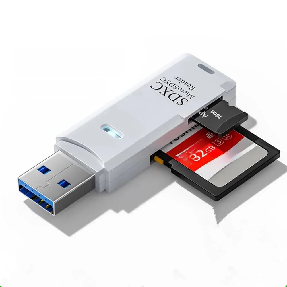 USB 3.0 Card Reader SD TF Card Memory Card Reader 2 IN 1 High Speed Smart Cardreader Adapter For PC Laptop Accessories