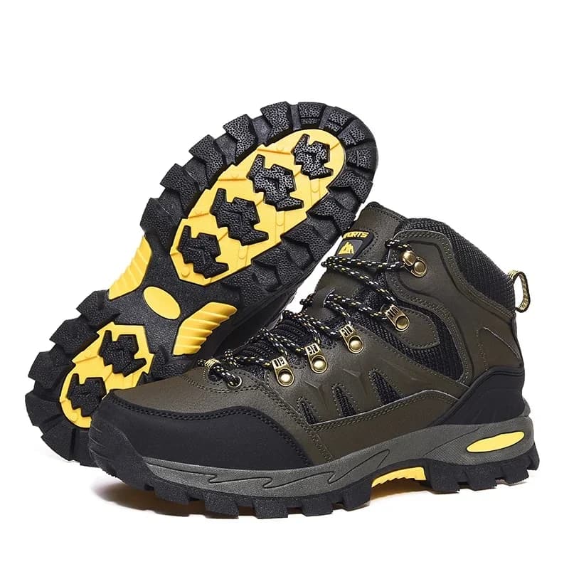 Outdoor Waterproof Hiking Boots Men's Women's Spring And Autumn Hiking Wear-resistant Mountain Sports Boots Hunting Sports Shoes