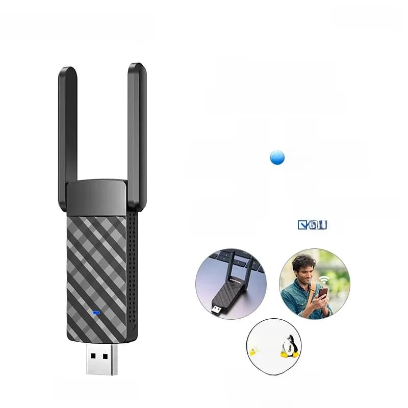 COMFAST 1200M Adaptador Wifi Usb Adapter 5Ghz Ethernet Lan Network Cards MT7612U Wireless Para  De Rede Tarjeta  Receiver Linux