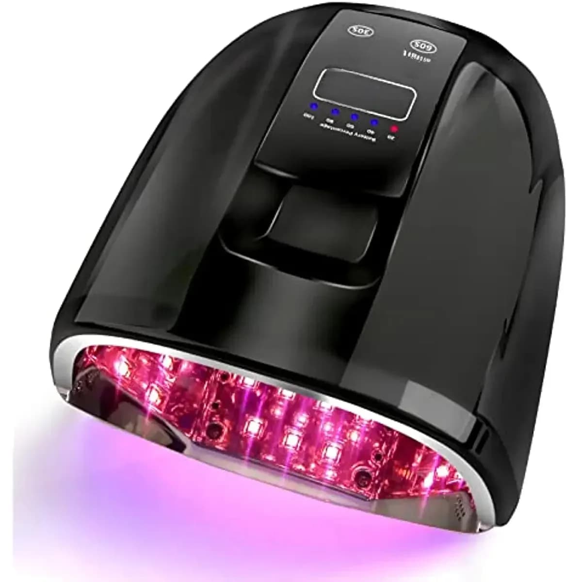 90W Rechargeable Nail Lamp with Mirror Bottom Cordless LED Light for Acrylic Nails Manicure Machine Wireless Nail UV LED Lamp