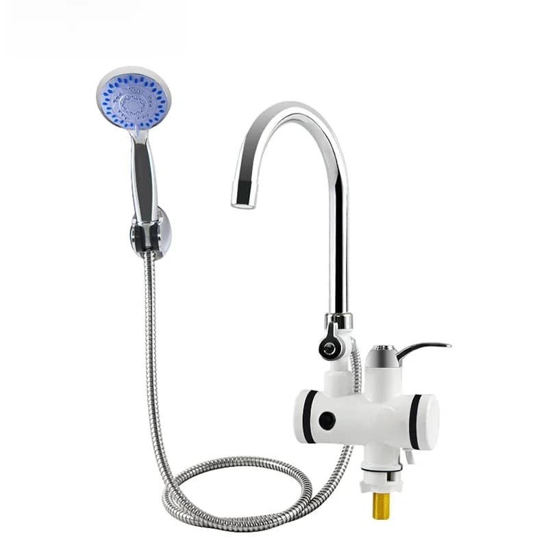 ATWFS 3000W Tankless Water Heater Faucet Shower Instant Electric Tap Heating Hot Water for Kitchen and Bathroom