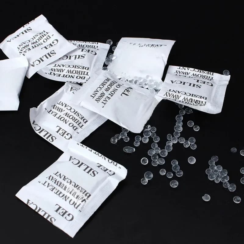 50/100 Packs Non-Toxic Silica Gel Desiccant Damp Moisture Absorber Dehumidifier For Room Clothes Food Storage Kitchen Tools