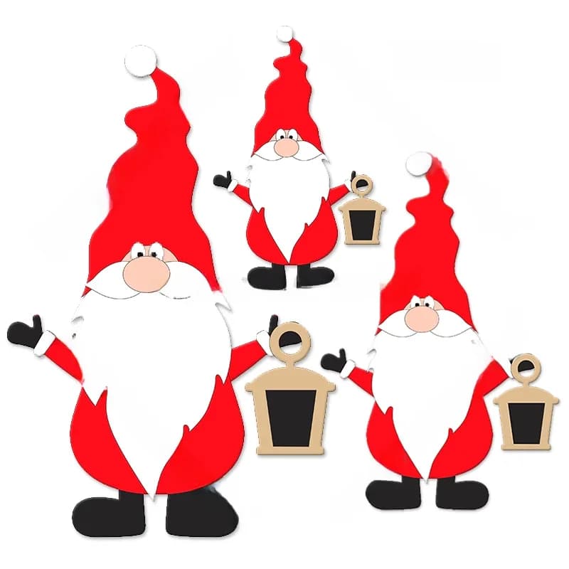 Santa Claus New Wooden Cutting Dies Suitable for Common Mold Scrapbook Machines on the Market