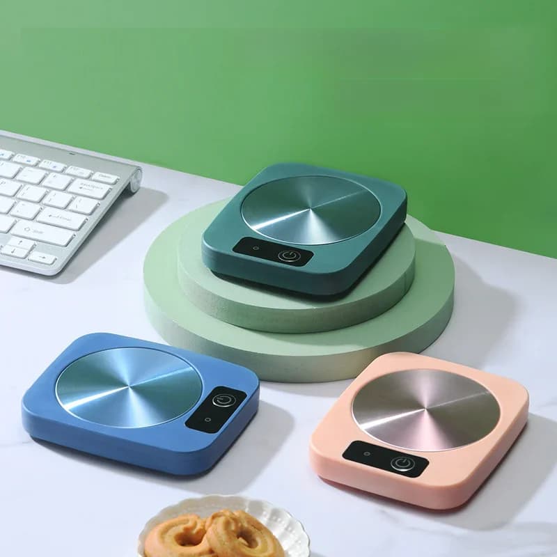 Electric Mug Warmer Milk Tea Water Heating Pad Cup Heater Warming Mat Constant  Thermostatic Coaster Low Power Home Office Gift