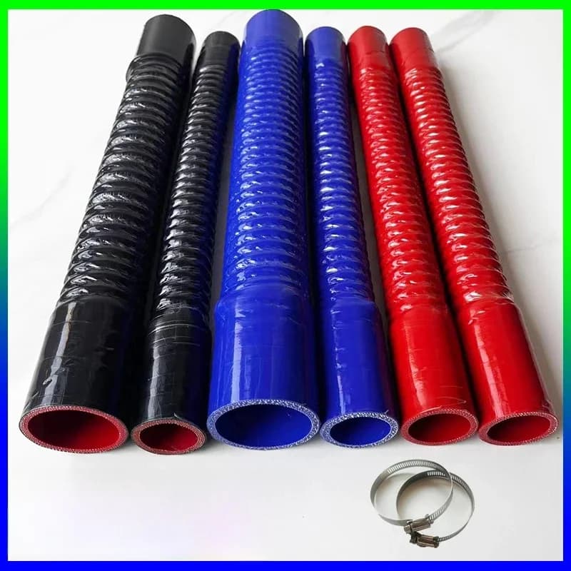 Red Blue Black All Size Universal Silicone Flexible Hose Car Air Intake Pipe Radiator Tube Intercooler Tube Rubber Joiner